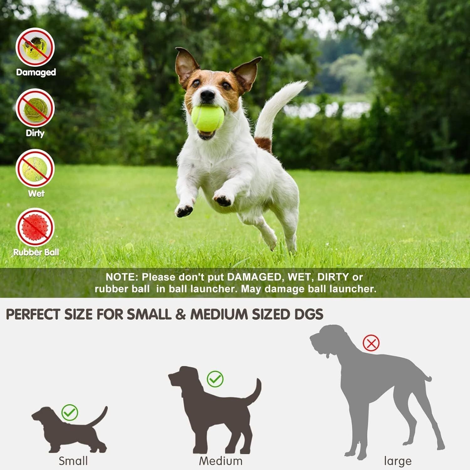 Automatic Ball Launcher Dog Throwing Machines Toy Interactive Tennis Pet Thrower